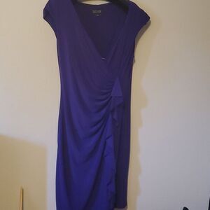 Black Label by Evan -Picone began purple dress 16